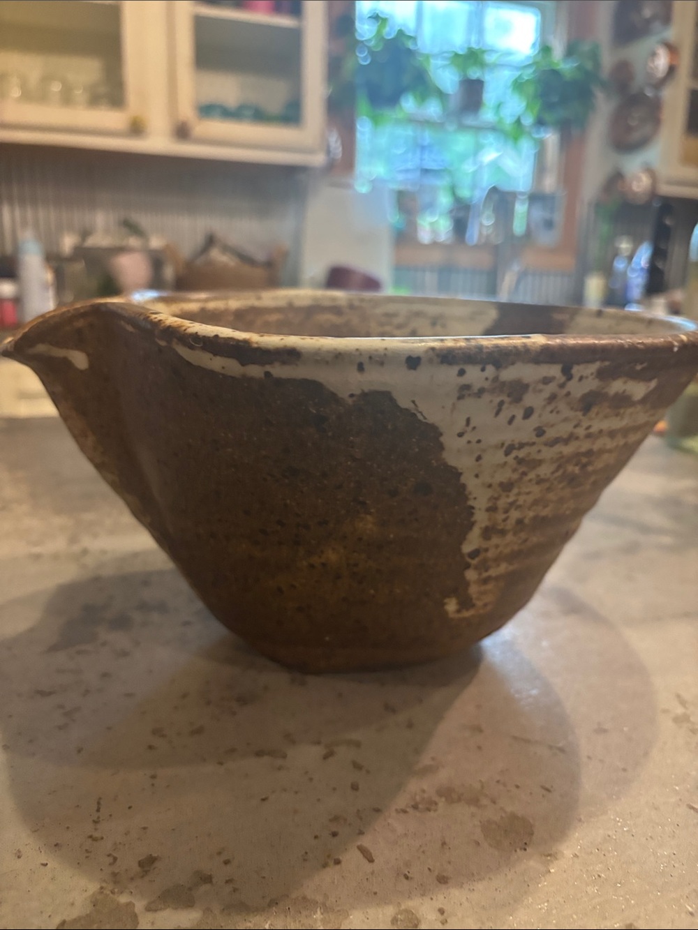 Handcrafted pottery Brown Glazed Decorative Bowl -stunning !!!